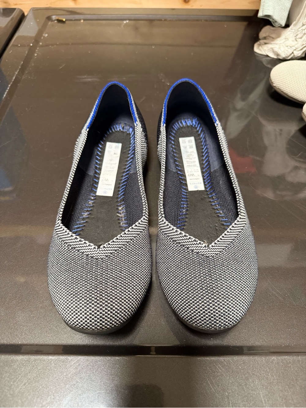 Rothy’s Grey Birdseye Flats - Women’s Size 7
